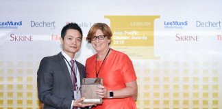 Asia-Pacific Counsel Awards winner