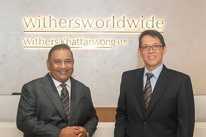 Withers KhattarWong names joint managing partners in Singapore, Shashi Nathan, Daniel Yong Withers KhattarWong's Singapore managing partners