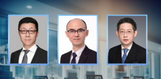 Vincent Zhu, Peter Zeng and Liu Hongjun