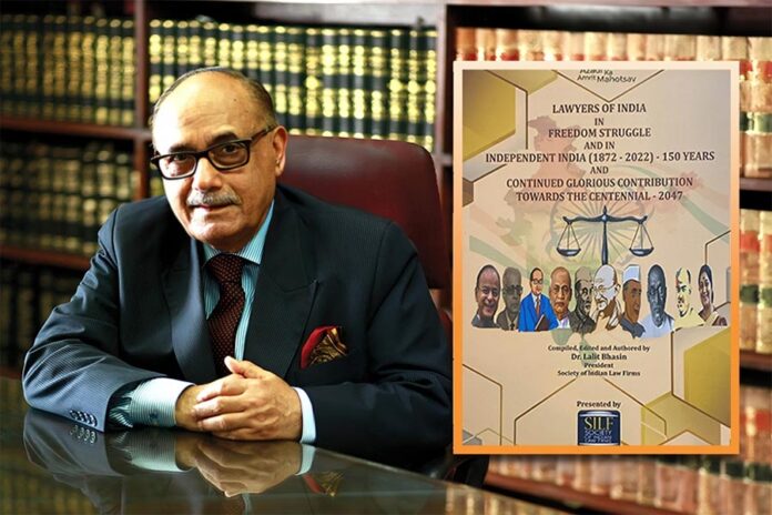 Lalit Bhasin book celebrates lawyers