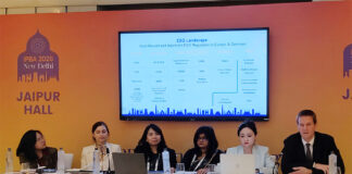 From left: Christina Reyes, junior partner at Cochingyan & Partners Law Offices, Manila; Weronika Nalbert, senior associate at Wardyński & Partners, Warsaw; Andreanna Ten, partner at Zaid Ibrahim & Co, Kuala Lumpur; Vanita Bhargava, senior partner at Khaitan & Co, Noida, India; Romanee (Mengni) Luo, partner at QZ&WD Law Firm, Nanchang, China; and Eric Wagner, partner at Gleiss Lutz, Stuttgart, Germany