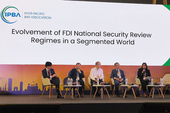 From left: Marco Nicolini, partner at Chiomenti Studio Legale, Rome; Timur Akhundov, partner at Birch Legal, Saint Petersburg; Till Kosche, partner at Noerr PartG mbB, Frankfurt; Hong Bui, partner at LNT & Partners, Ho Chi Minh City; Ira Eddymurthy, senior partner at SSEK Law Firm, Jakarta